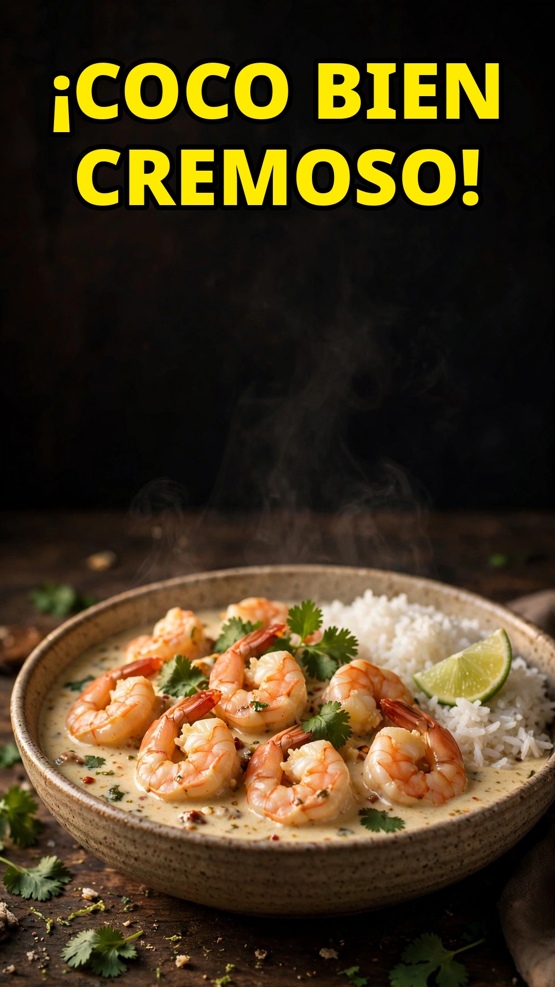 Camarones en Salsa Cremosa de Coco: De Restaurante y en 15 Minutos 🍤🥥