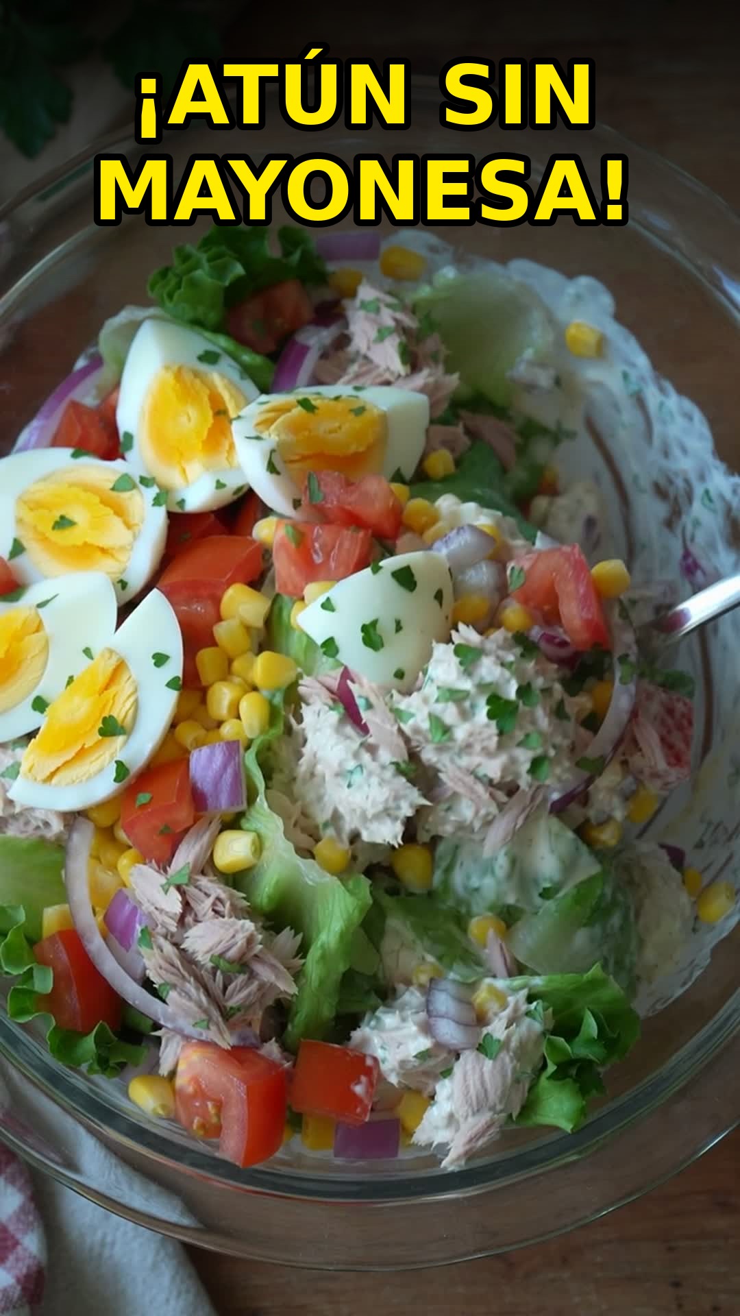 Ensalada Cremosa de Atún SIN Mayonesa: El Secreto es el Yogur Griego 🐟🥗