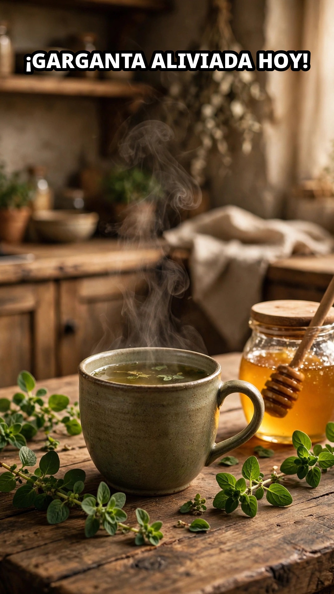 Té de Orégano: Garganta Aliviada y Tos Calma 🌿
